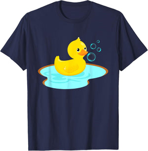 Cute Duckling Kids Gift Duck T-Shirt - T-Shirt | Navy
