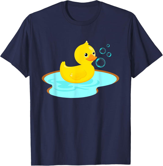 Cute Duckling Kids Gift Duck T-Shirt - T-Shirt | Navy