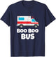 Boo Boo Bus First Responder Funny EMT Medical Ambulance T-Shirt - T-Shirt | Navy