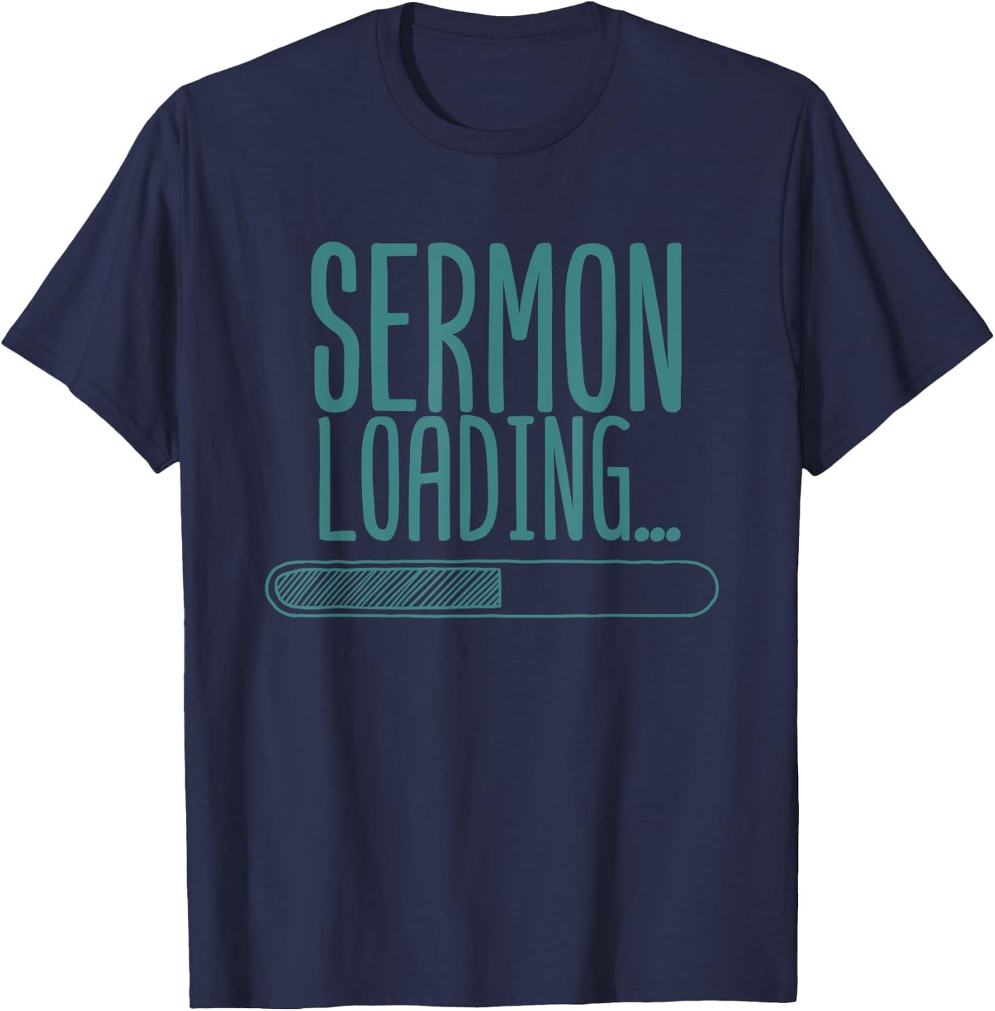 Funny Pastor Appreciation Gift | Cute Preaching Men Women T-Shirt - T-Shirt | Navy