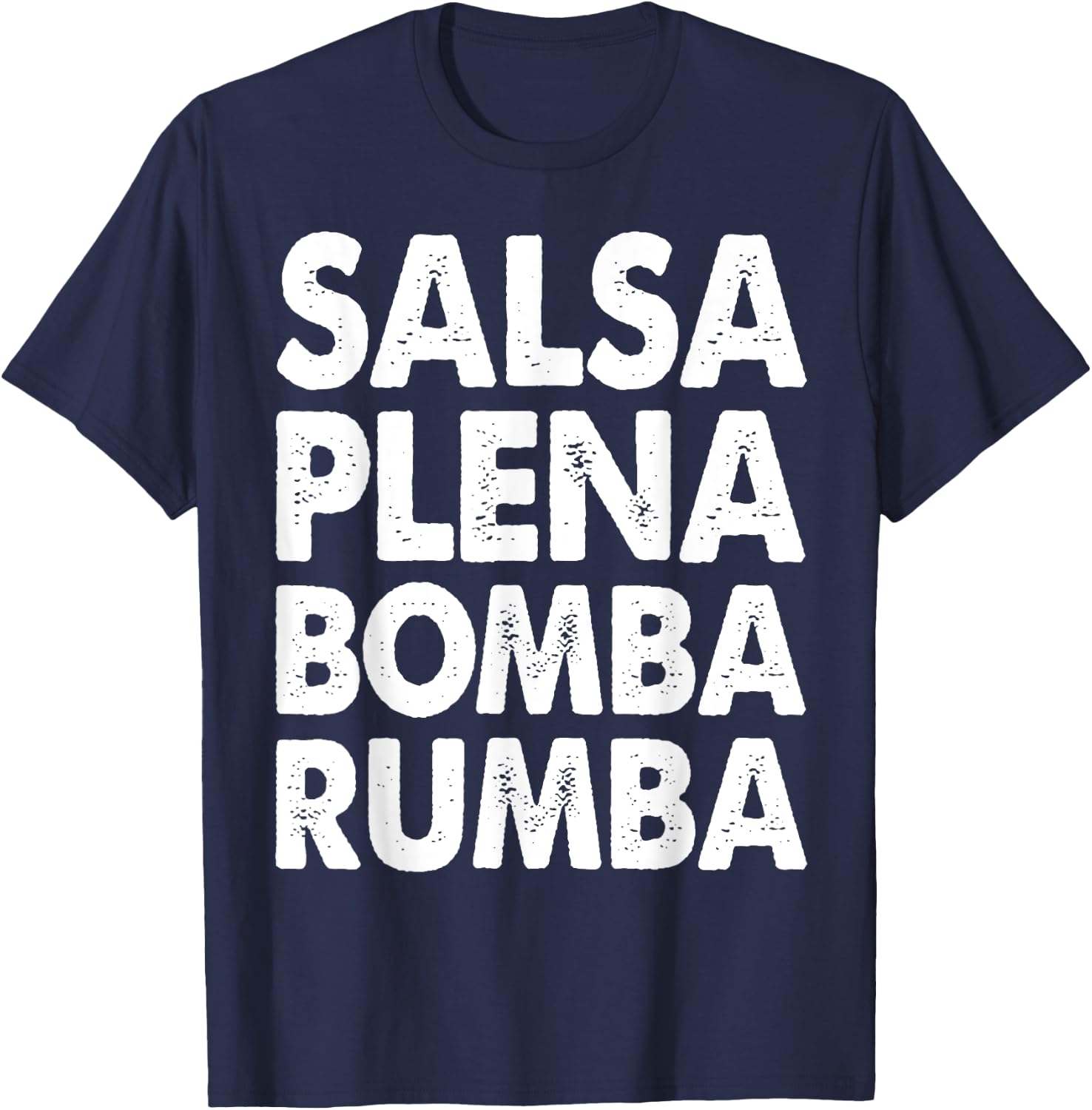 Funny Salsa Dance Shirts Women Salsa Plena Bomba Rumba T-Shirt - T-Shirt | Navy