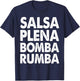 Funny Salsa Dance Shirts Women Salsa Plena Bomba Rumba T-Shirt - T-Shirt | Navy