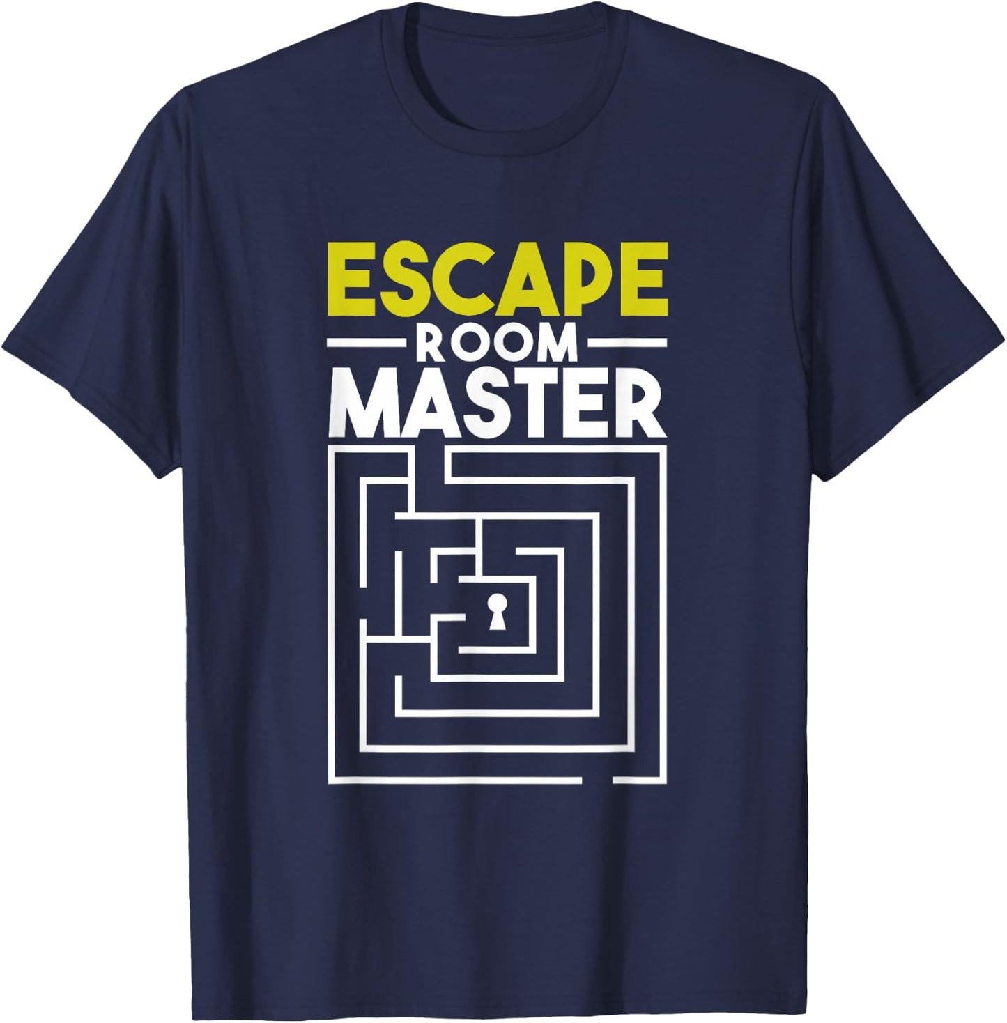 Escape Room Master Adventure Game Enclosed rooms T-Shirt - T-Shirt | Navy