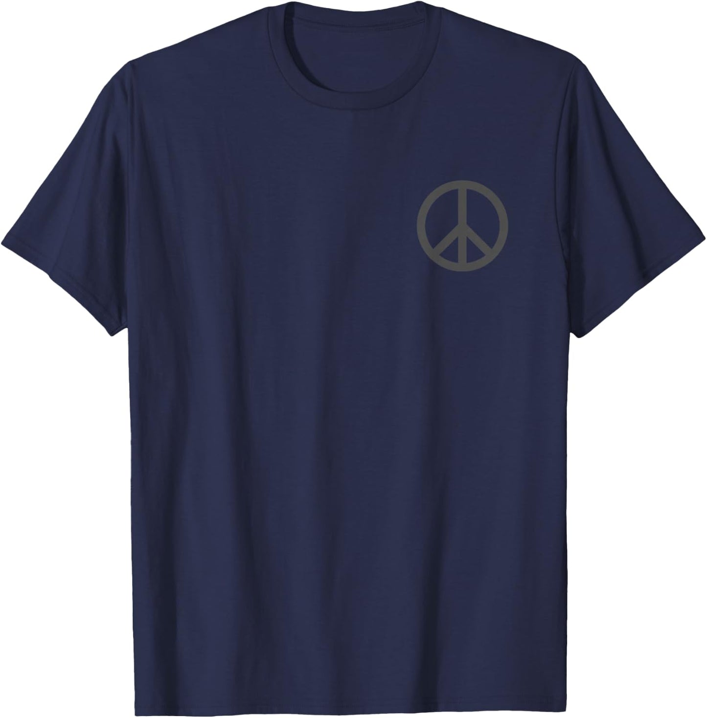 Peace sign hippie T-Shirt - T-Shirt | Navy