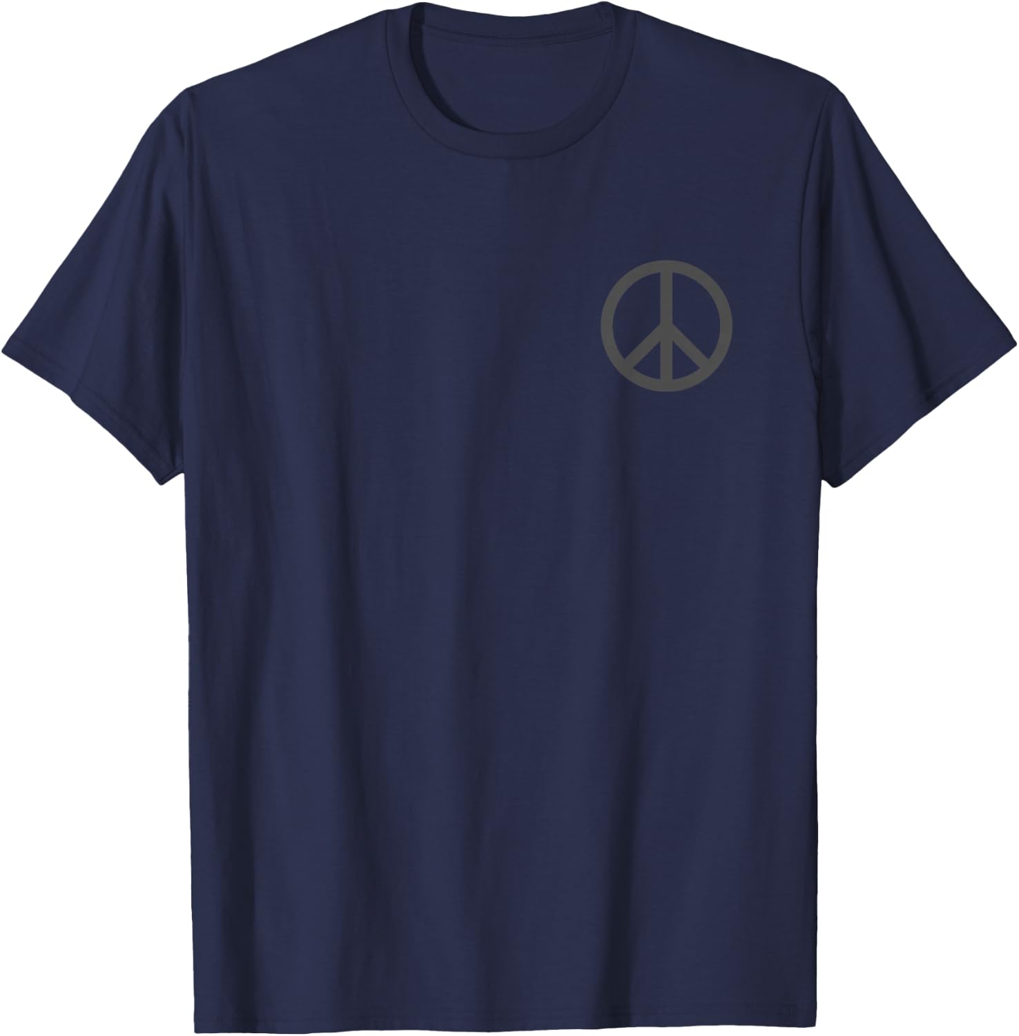 Peace sign hippie T-Shirt - T-Shirt | Navy