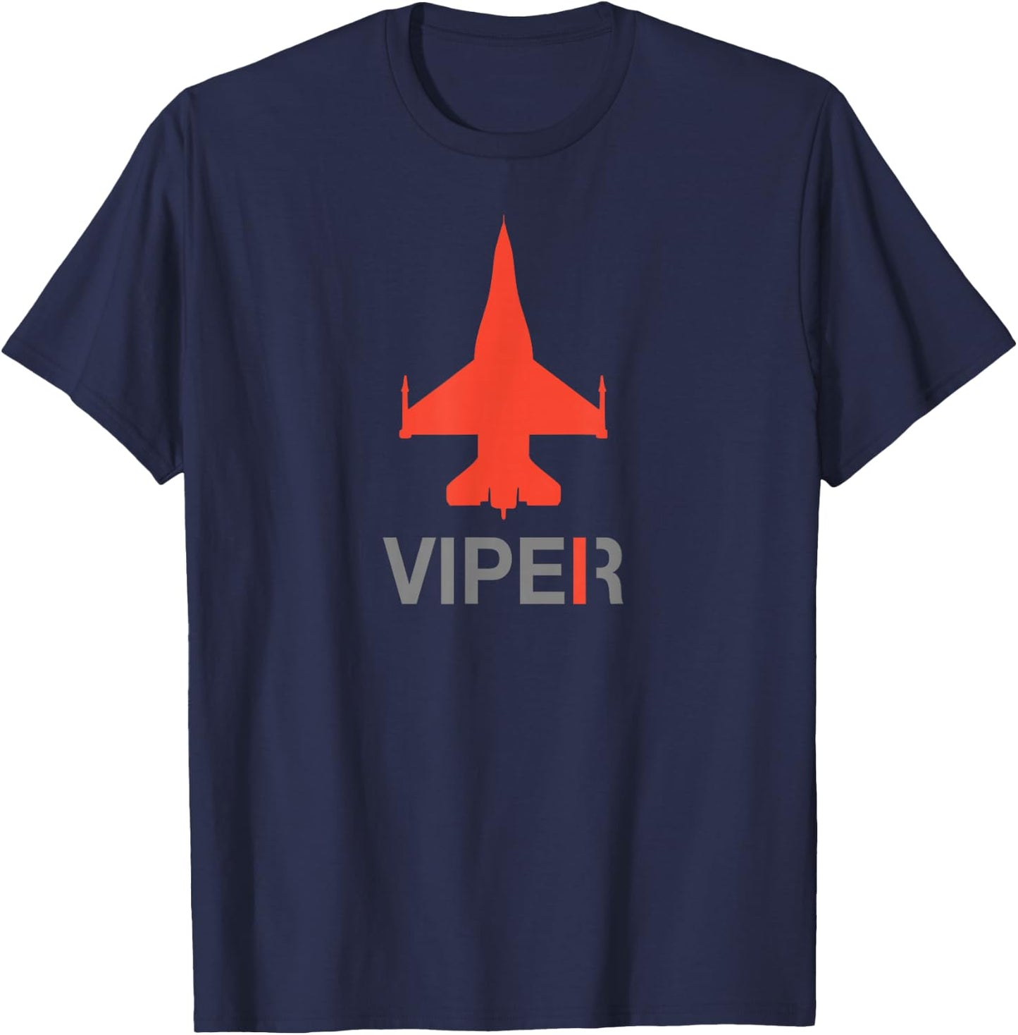 F16 Viper & US Fighter Plane Gifts Black Adult Classic Fit Short Sleeve Small T-Shirt - T-Shirt | Navy