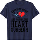 Funny Open Heart Surgery Gift Men Women Cool Jesus Surgeon T-Shirt - T-Shirt | Navy