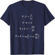 Maxwell's Equations | Nerdy Science Physics T-Shirt - T-Shirt | Navy