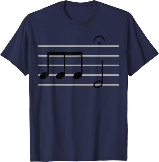 Ludwig van Beethoven's 5th Symphony Classical Music T-Shirt - T-Shirt | Navy