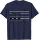 Ludwig van Beethoven's 5th Symphony Classical Music T-Shirt - T-Shirt | Navy