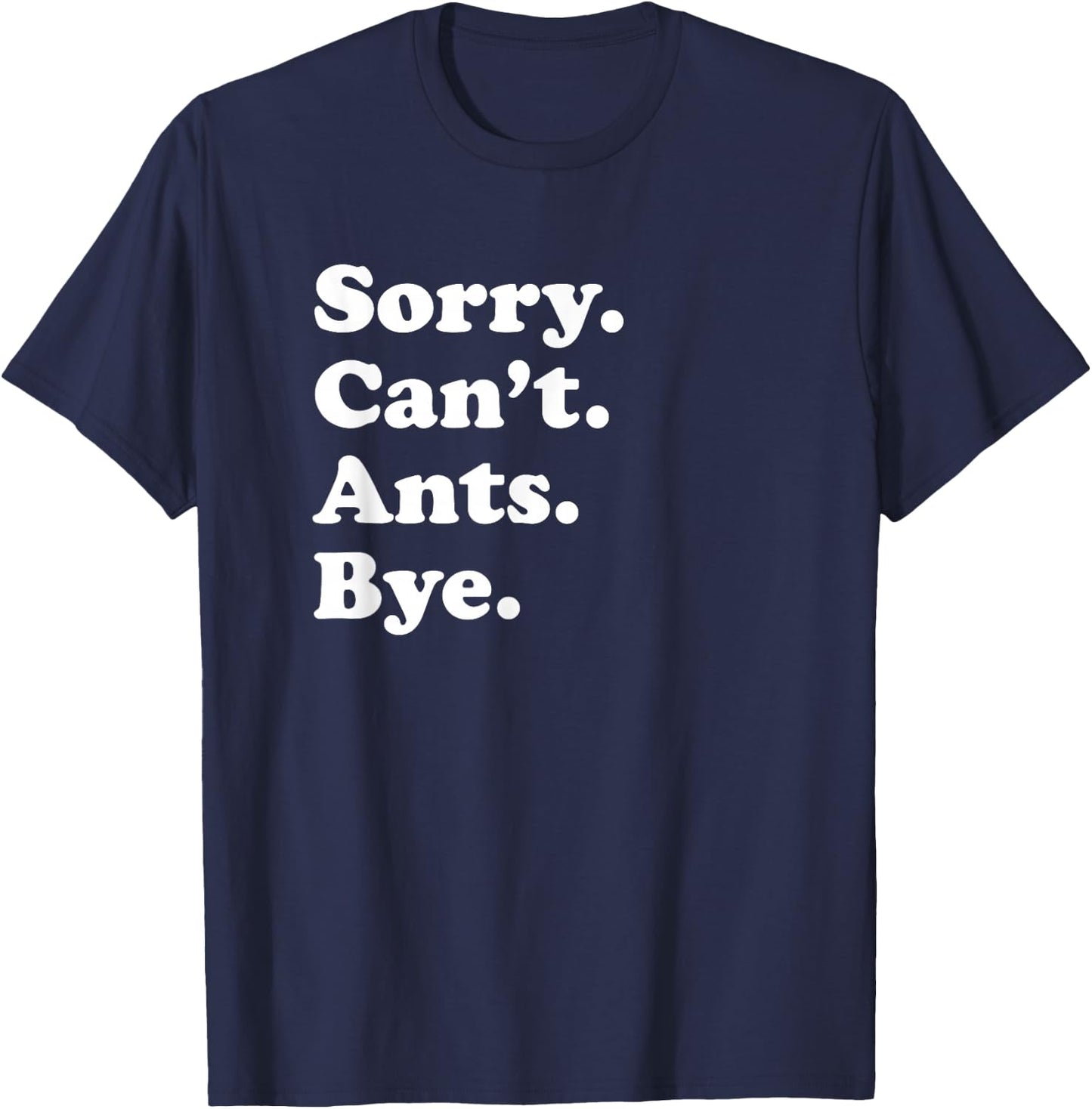 Funny Ant Bug Gift Women Boys or Girls T-Shirt - T-Shirt | Navy
