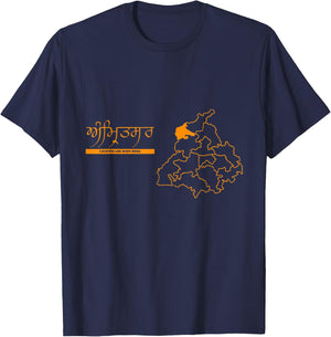 Amritsar-Legend are Born T-Shirt - T-Shirt | Navy