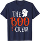 The Boo Crew Shirt - Scary Cute Ghost Halloween T-Shirt - T-Shirt | Navy