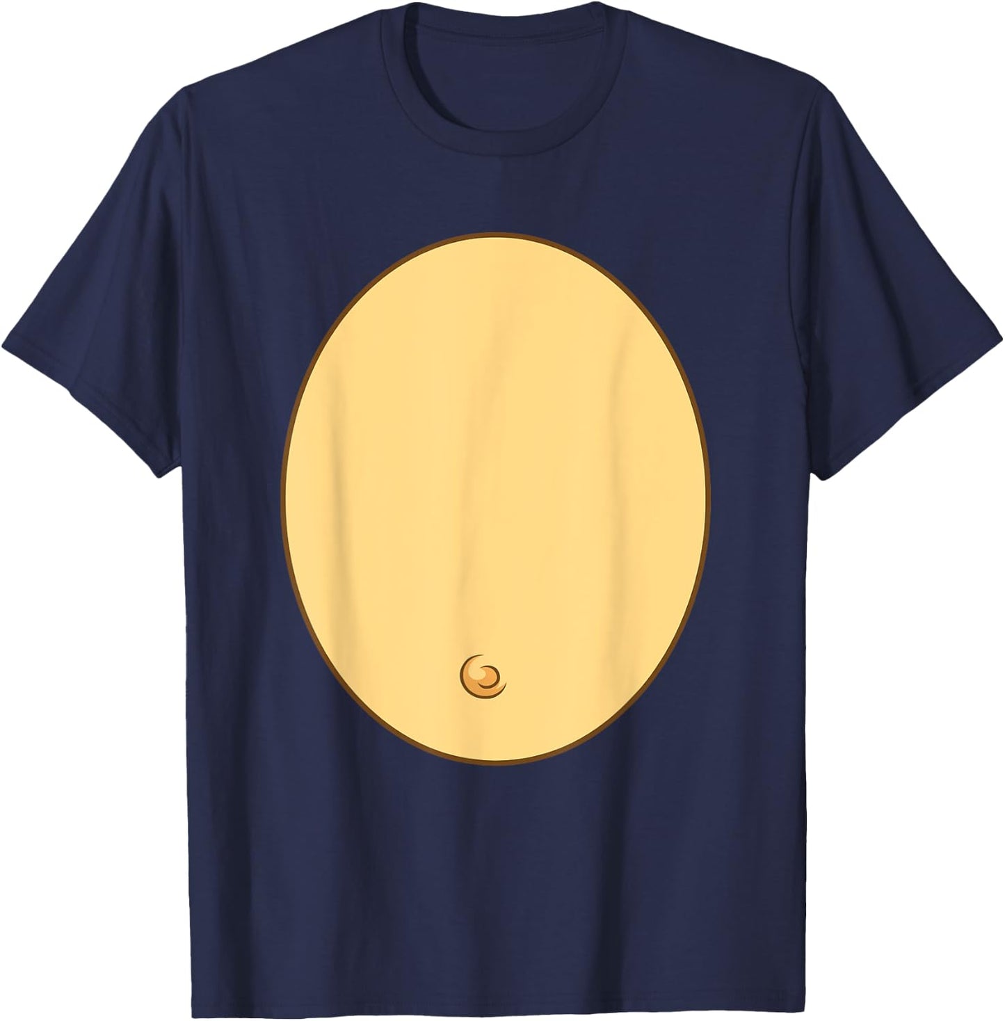 Funny Monkey Belly Costume Kids Adult Halloween T-Shirt - T-Shirt | Navy