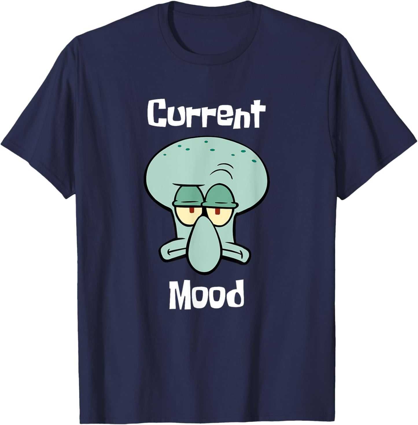 Mademark x SpongeBob SquarePants - Squidward - Current Mood T-Shirt - T-Shirt | Navy