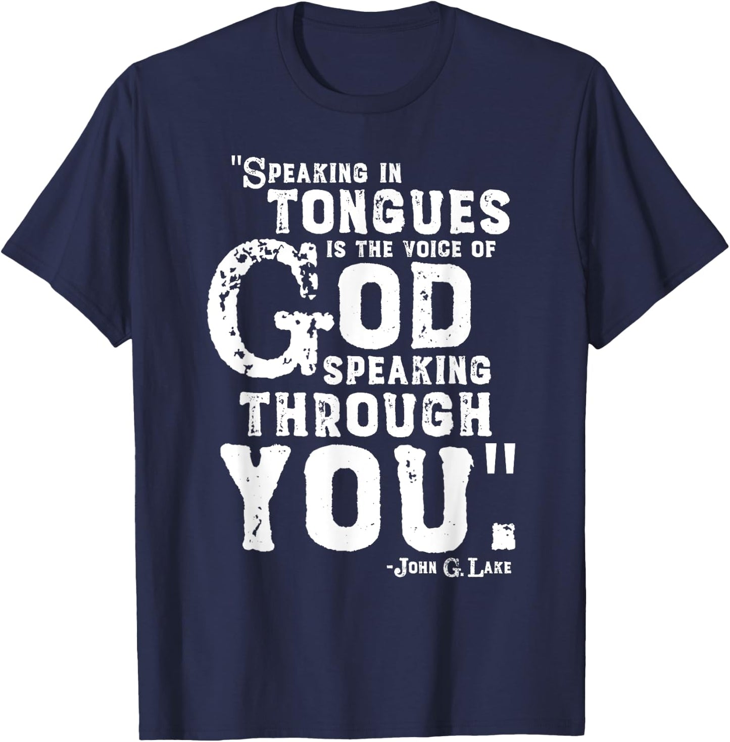 Speaking in Tongues T-Shirt - T-Shirt | Navy