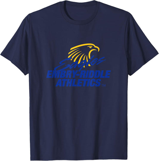 License Champs | Embry Riddle Eagles -Youth Black T-Shirt - T-Shirt | Navy