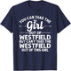 Girl Out Of WESTFIELD NJ NEW JERSEY Gift Funny Home Root USA T-Shirt - T-Shirt | Navy