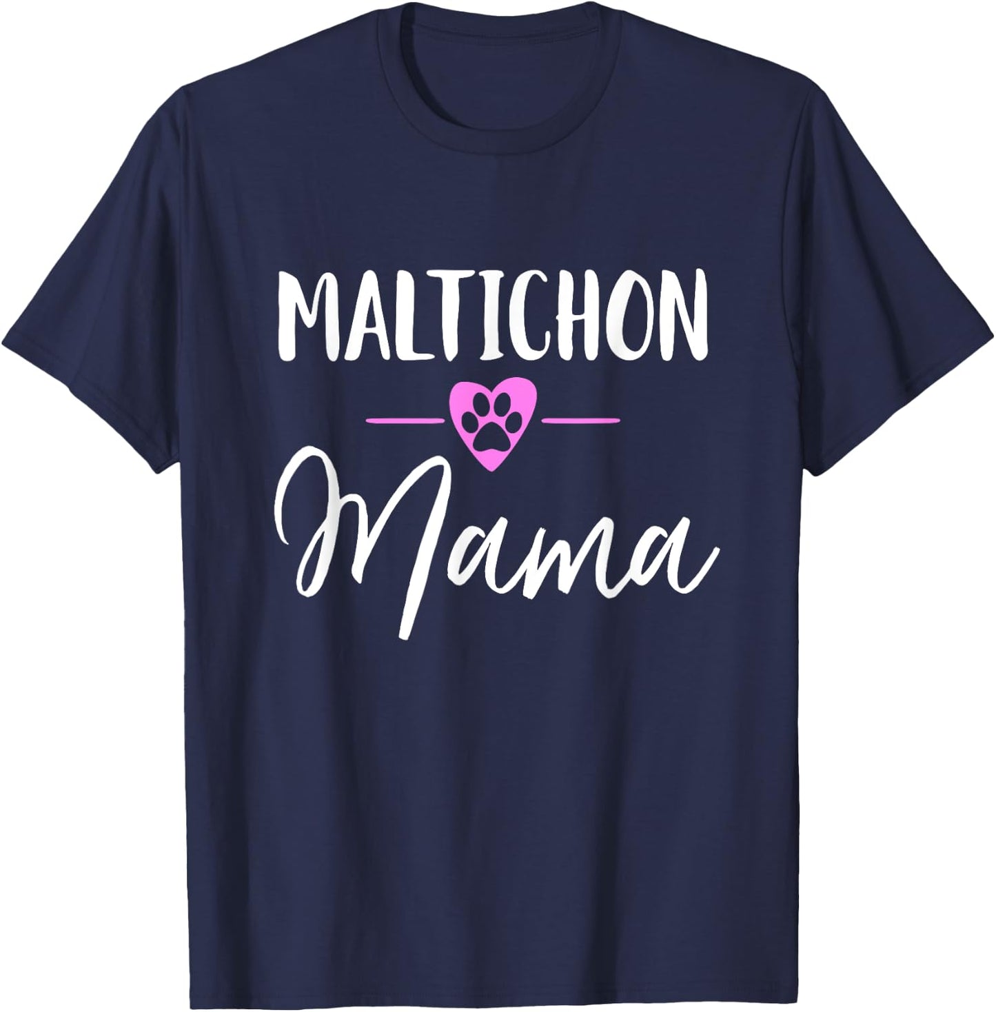 Maltichon Mama T-Shirt - T-Shirt | Navy