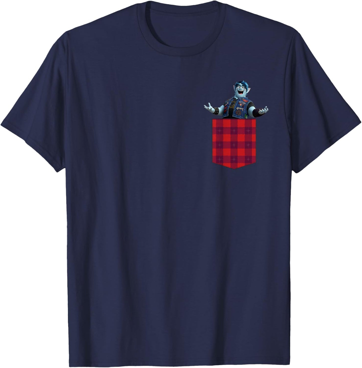 Disney and Pixar's Onward Barley in your Pocket T-Shirt - T-Shirt | Navy