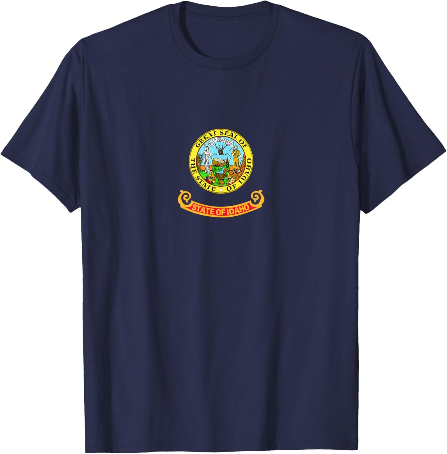 Flag of the state of Idaho T-Shirt - T-Shirt | Navy