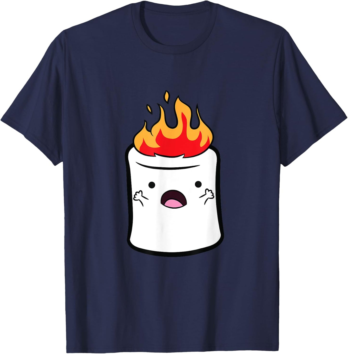 Smores S'mores Camping Marshmallow Halloween Marshmallows T-Shirt - T-Shirt | Navy