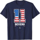 Rafael Devers - US Flag Number T-Shirt - T-Shirt | Navy
