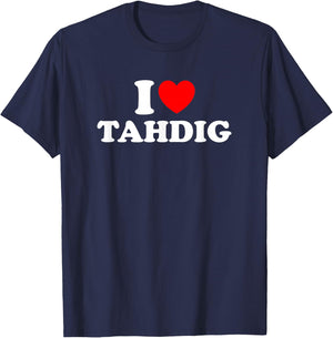 I Love Tahdig, funy iranian persian T-Shirt - T-Shirt | Navy