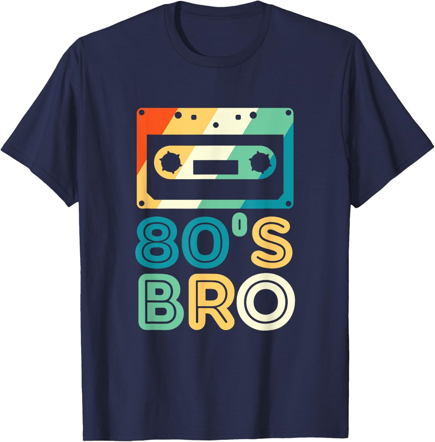 This Is My 80s Bro 80's 90's Party T-Shirt - T-Shirt | Navy