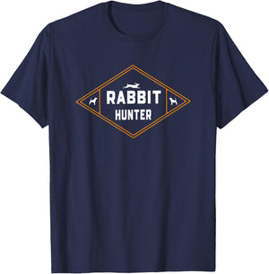 Rabbit Hunter -Beagle Dogs- Small Game- Hunting Hare- Gift T-Shirt - T-Shirt | Navy