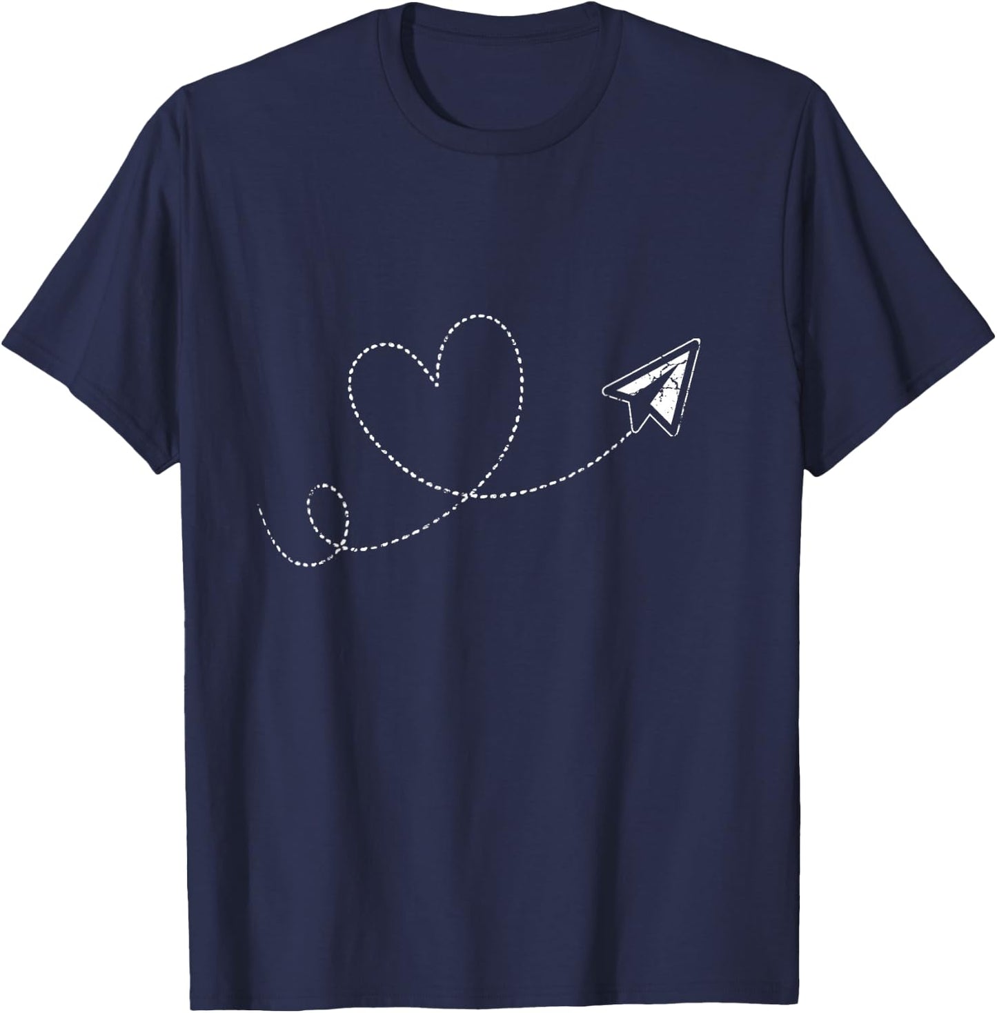 Paper aircraft paper T-Shirt - T-Shirt | Navy