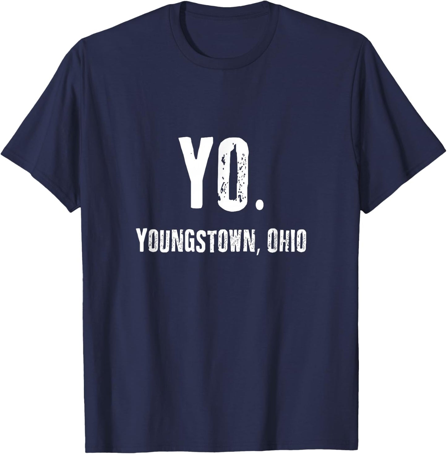 YO. Youngstown, Ohio. Midwest City T-Shirt - T-Shirt | Navy