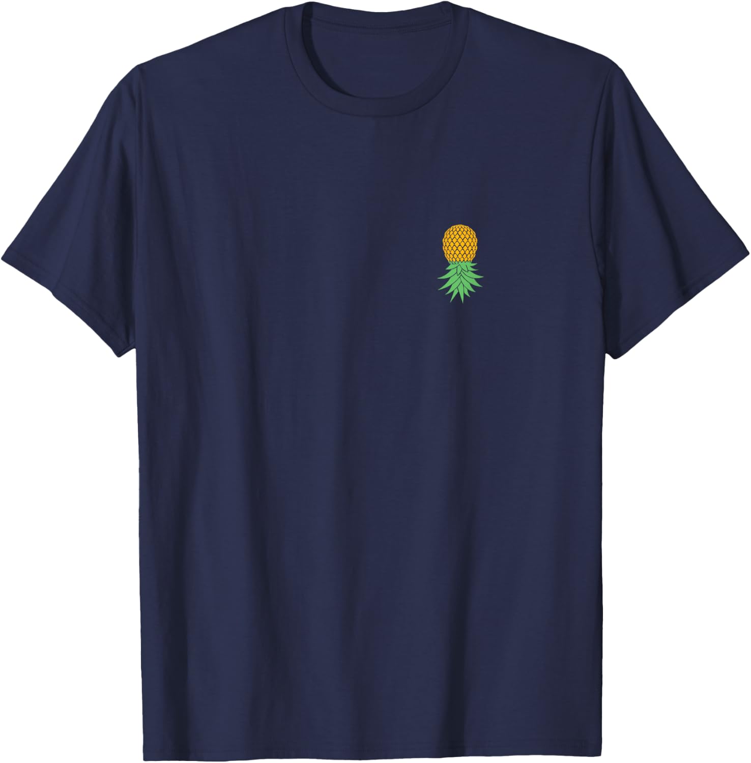 Subtle for Swingers Upside Down Pineapple T-Shirt - T-Shirt | Navy
