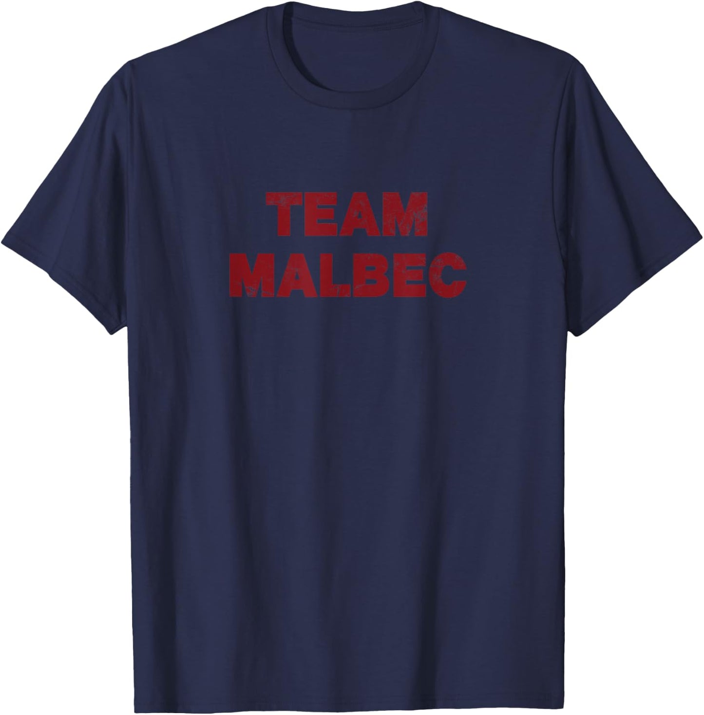 Team Malbec (Vintage) - Wine T-Shirt - T-Shirt | Navy