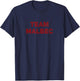 Team Malbec (Vintage) - Wine T-Shirt - T-Shirt | Navy