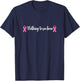 Funny Breast Cancer Mastectomy Nothing to See Here T-Shirt - T-Shirt | Navy