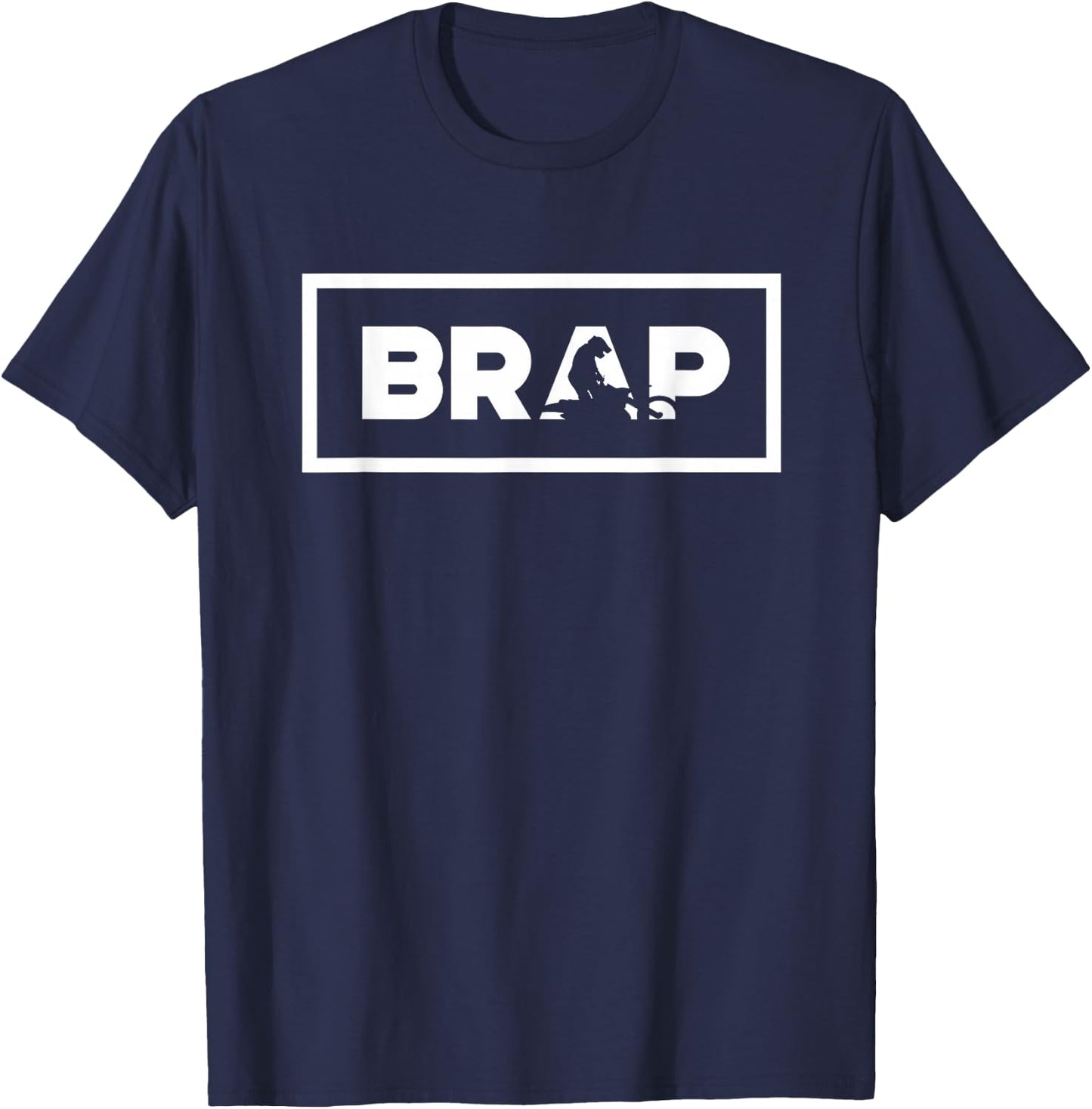 Brap Dirt Bike Motocross T-Shirt - T-Shirt | Navy