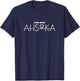 Star Wars: Ahsoka Series Official Text Chest Logo T-Shirt - T-Shirt | Navy