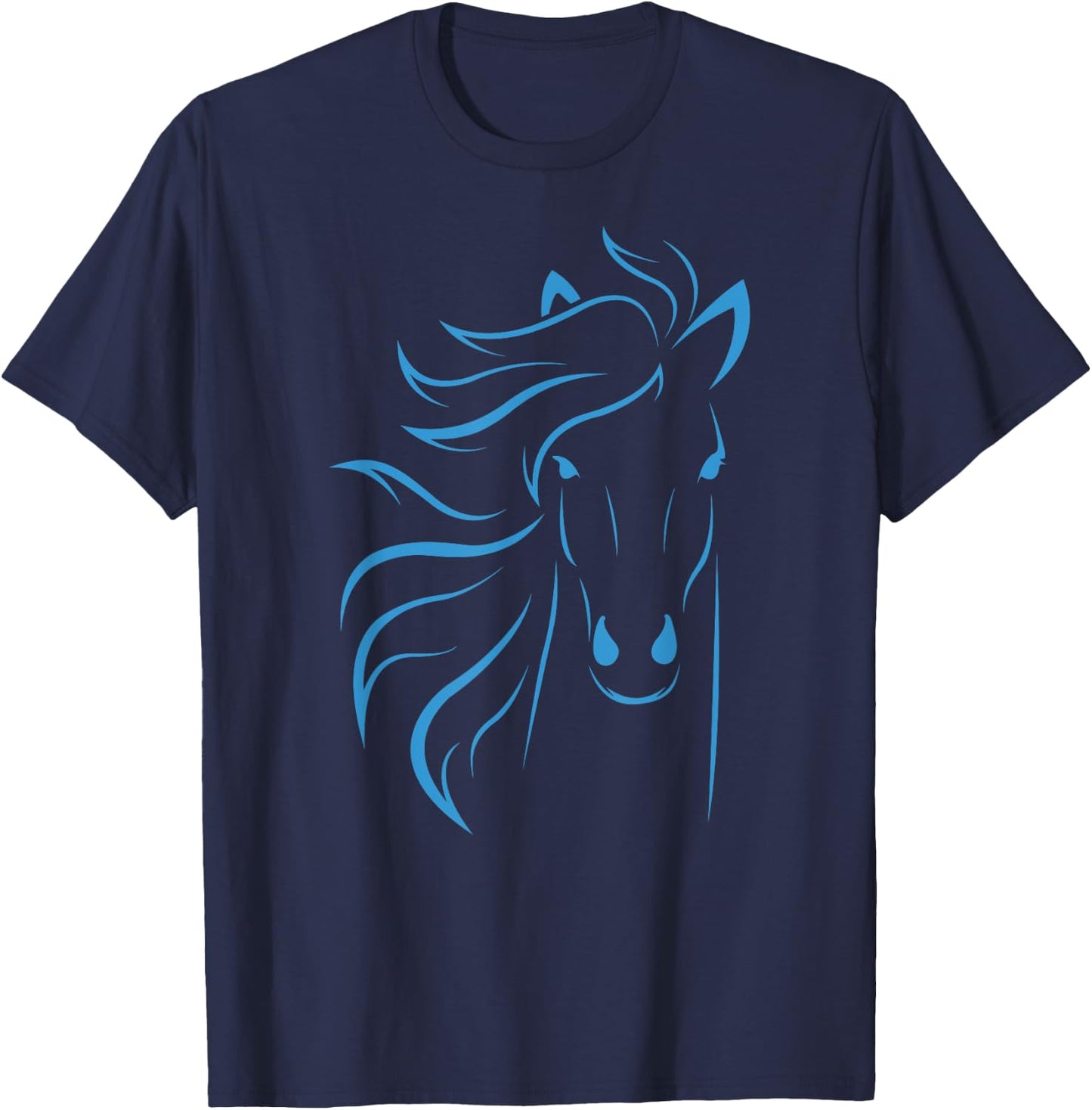 Horse Lover Gifts Women's Equestrian Men Horseback Riding T-Shirt - T-Shirt | Navy