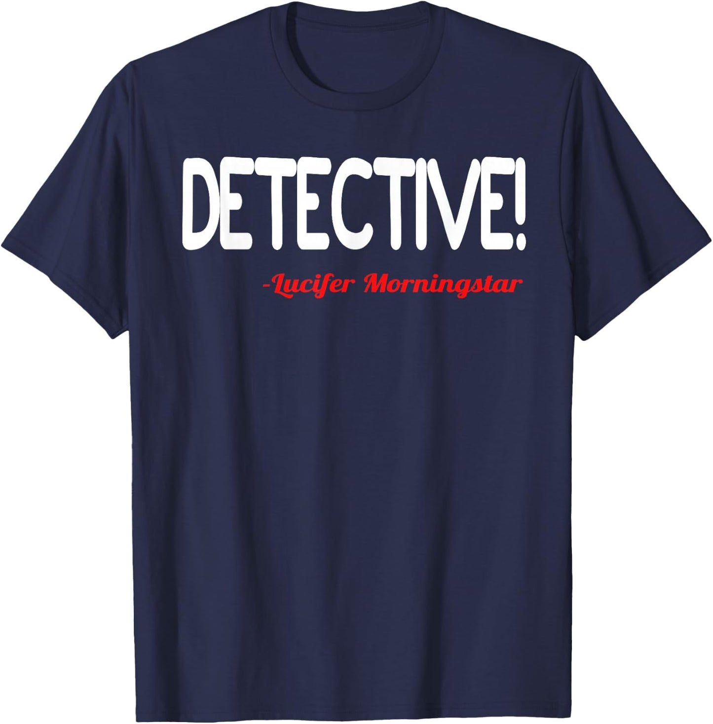 Detective Lucifer T-Shirt - T-Shirt | Navy
