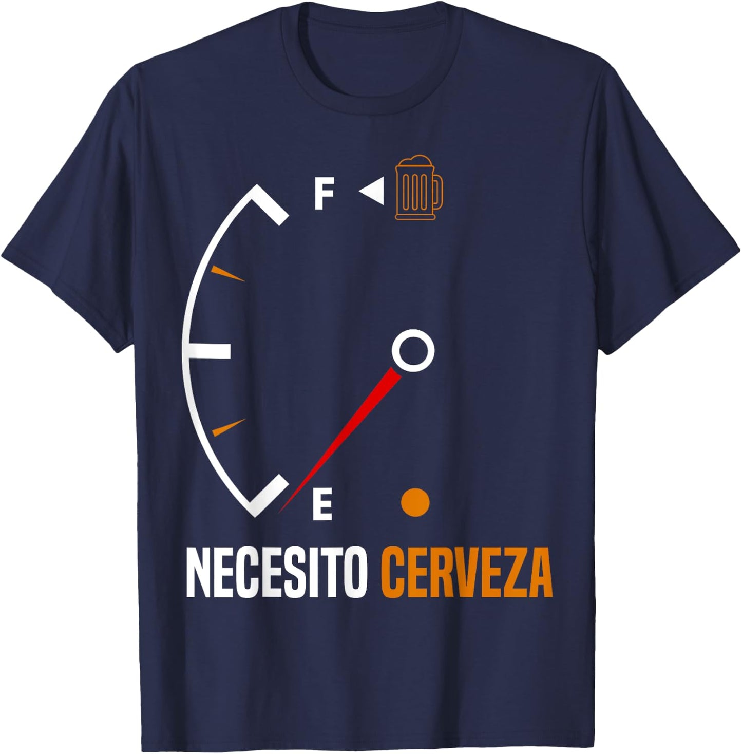 Mexican beer necesito cerveza cool & funny sayings T-Shirt - T-Shirt | Navy