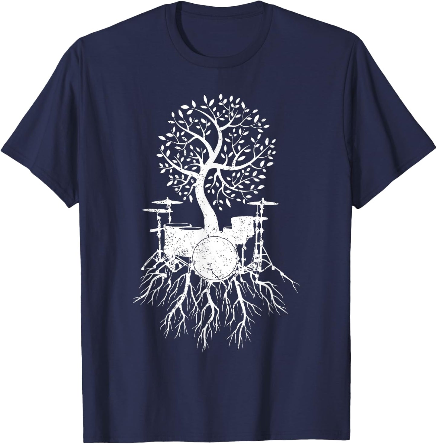Cool Drum Gift Women Kids Drummer Musician Drumming T-Shirt - T-Shirt | Navy