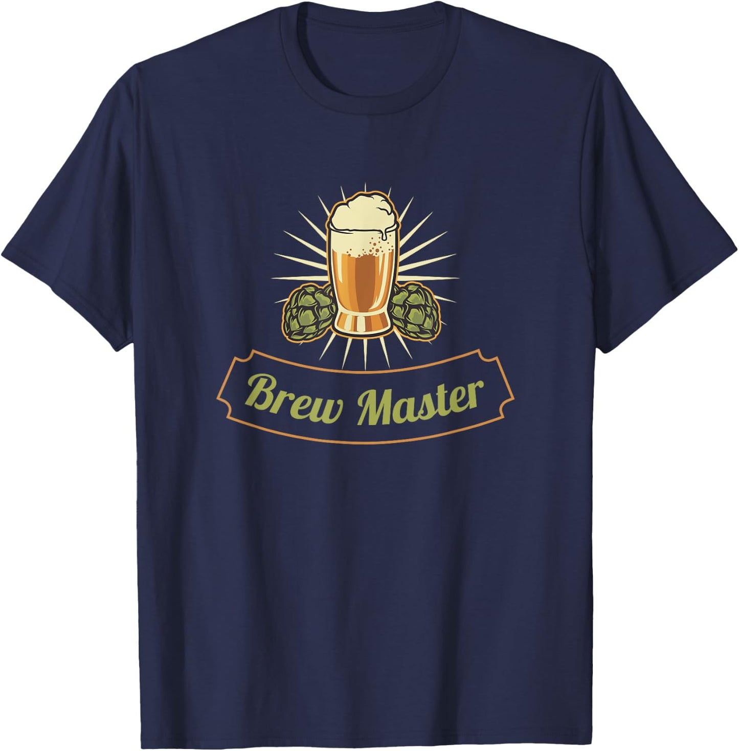 Brew Master Craft Beer T-Shirt - T-Shirt | Navy