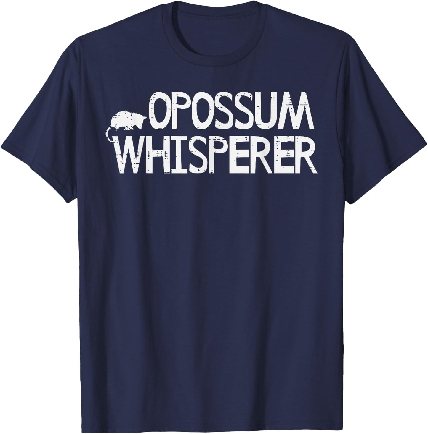 Opossum Whisperer Possum Animal Trash Cat Pet Men Women Kids T-Shirt - T-Shirt | Navy
