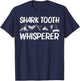 Funny Shark Teeth Design Women Animal Fossil Hunters T-Shirt - T-Shirt | Navy