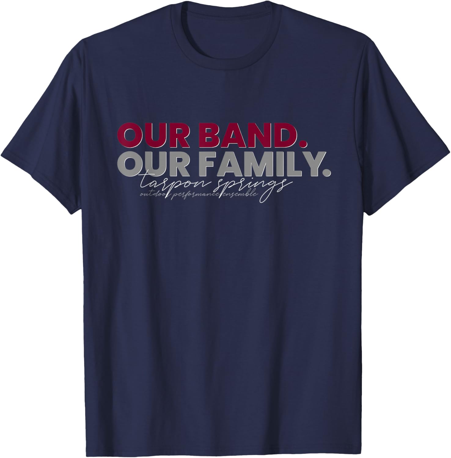 Unique Tarpon Springs Marching Band T-Shirt - T-Shirt | Navy