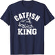 Catfish King Fishing T-Shirt - T-Shirt | Navy