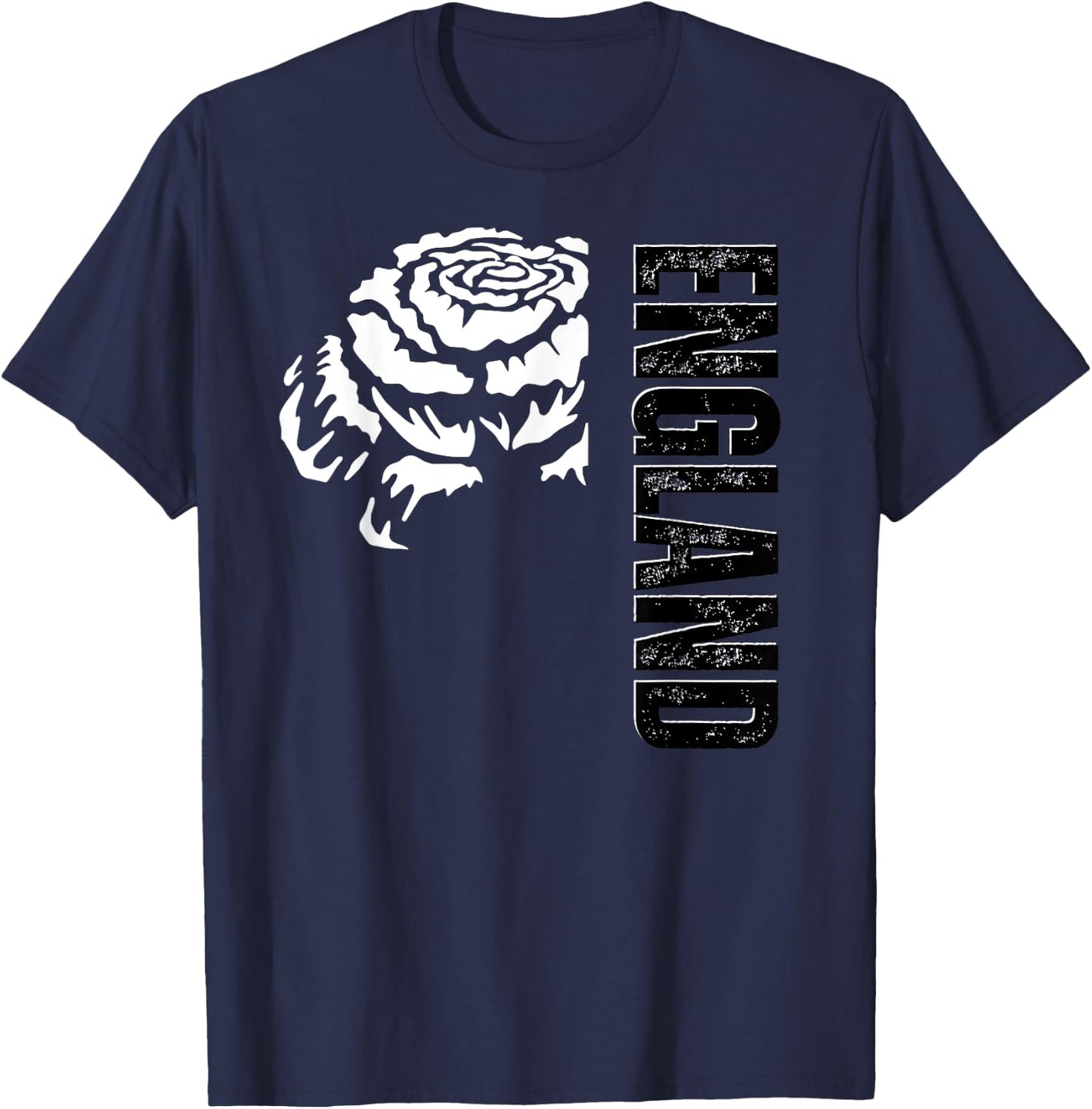England Rugby Rose T-Shirt - T-Shirt | Navy
