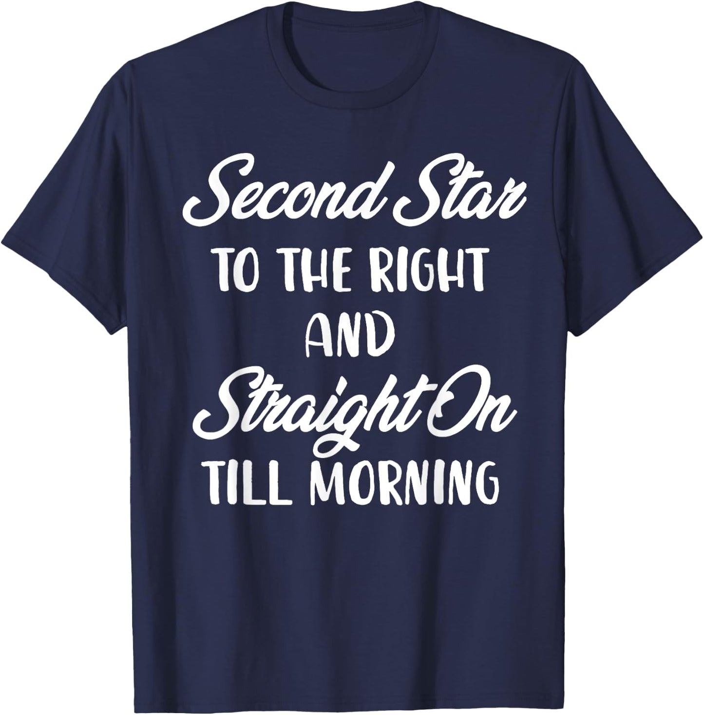 Second Star To The Right T-Shirt - T-Shirt | Navy