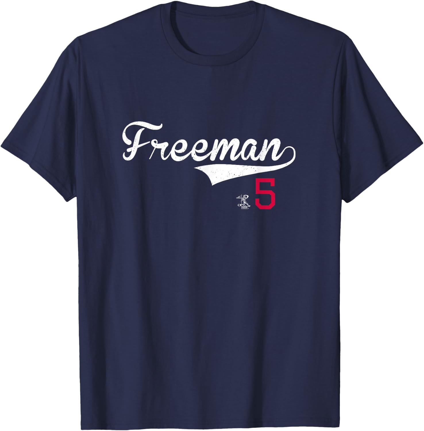 Freddie Freeman Vintage Gameday Los Angeles Baseball MLBPA T-Shirt - T-Shirt | Navy